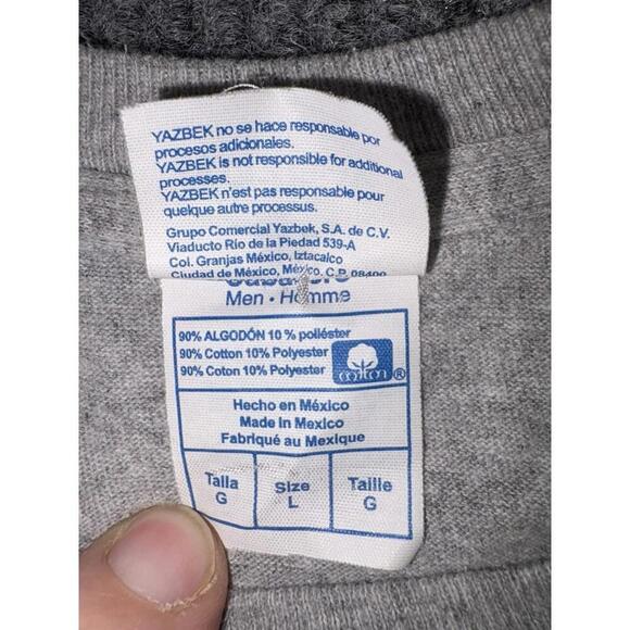 Surf Style Florida MIAMI Vice Mens Pullover T-Shirt Heather Gray L 80's 90's - Picture 5 of 9